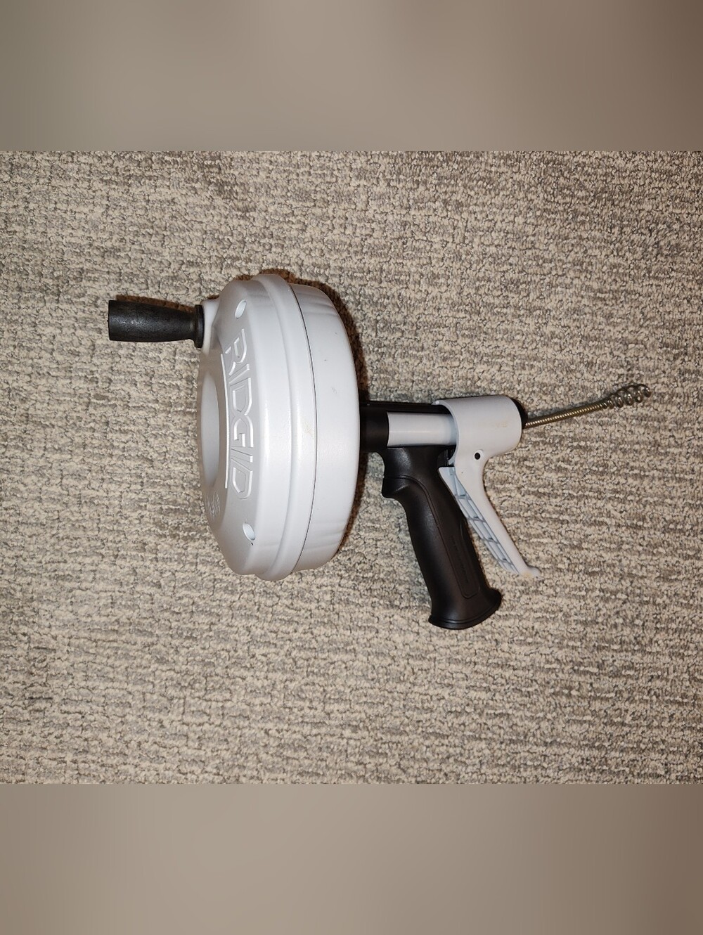 RIDGID Kwik-Spin+ ¼ in. x 25 ft. Drain Cleaning Snake Auger with Autofeed - EUC